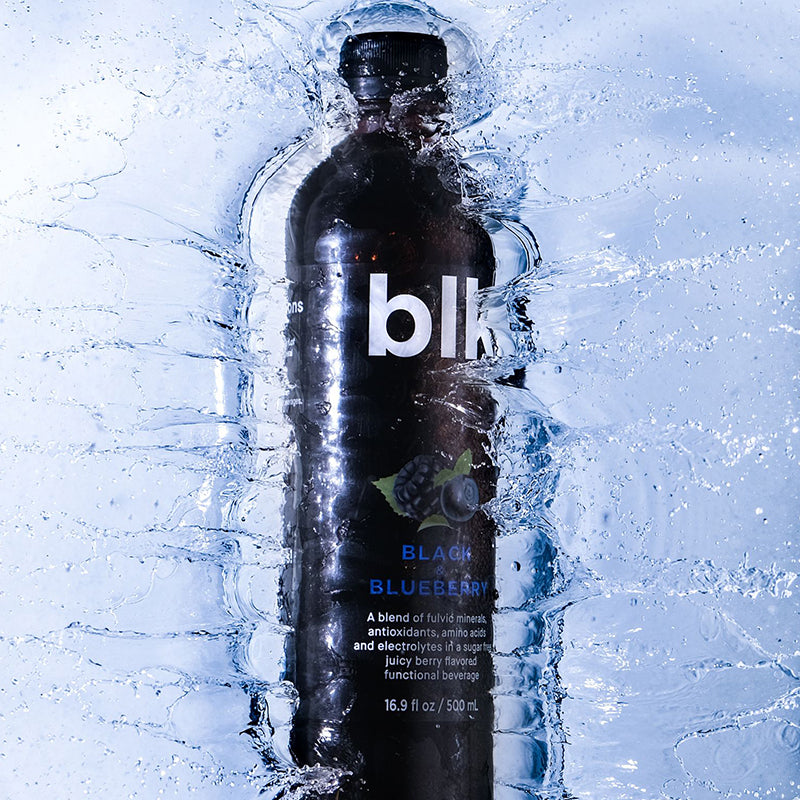 blk. Essential Flavors - Water Infused with Fulvic Minerals, Original,  Strawberry Rhubarb, Black Cherry, Dirty Lemonade, Electric Coconut, Black &  Blueberry, 16.9 oz, 6 pack 