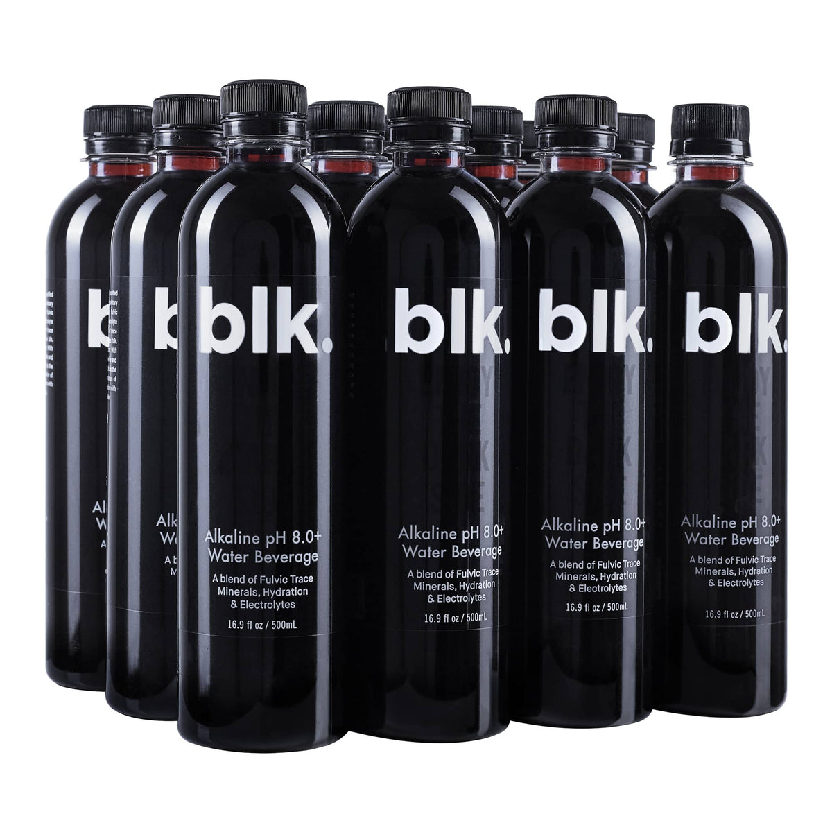 blk. Alkaline Water pH 8.0+ w/ Fulvic & Humic Acid & Electrolytes Pack – blk.  Functional Beverages