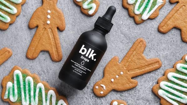 Festive Gingerbread Cookies made with blk. Drops
