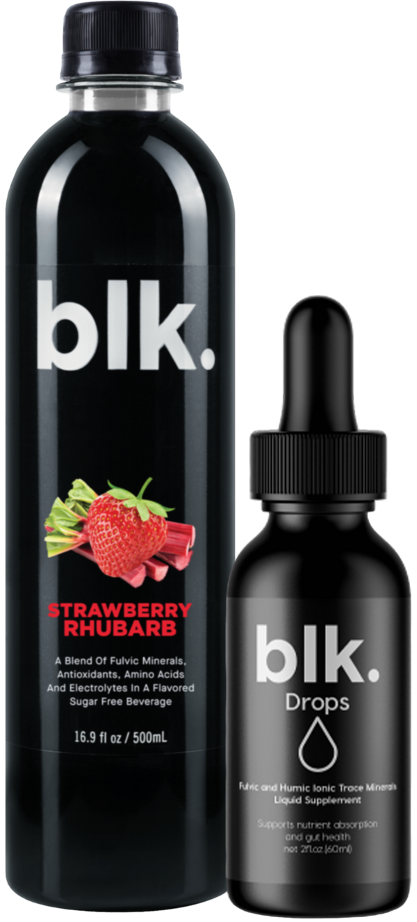 blk. Essential Flavors - Water Infused with Fulvic Minerals, Original,  Strawberry Rhubarb, Black Cherry, Dirty Lemonade, Electric Coconut, Black &  Blueberry, 16.9 oz, 6 pack 